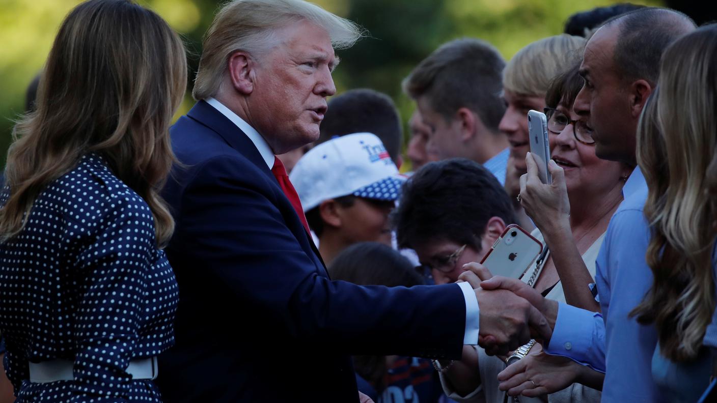 Donald Trump per ora non si scompone
