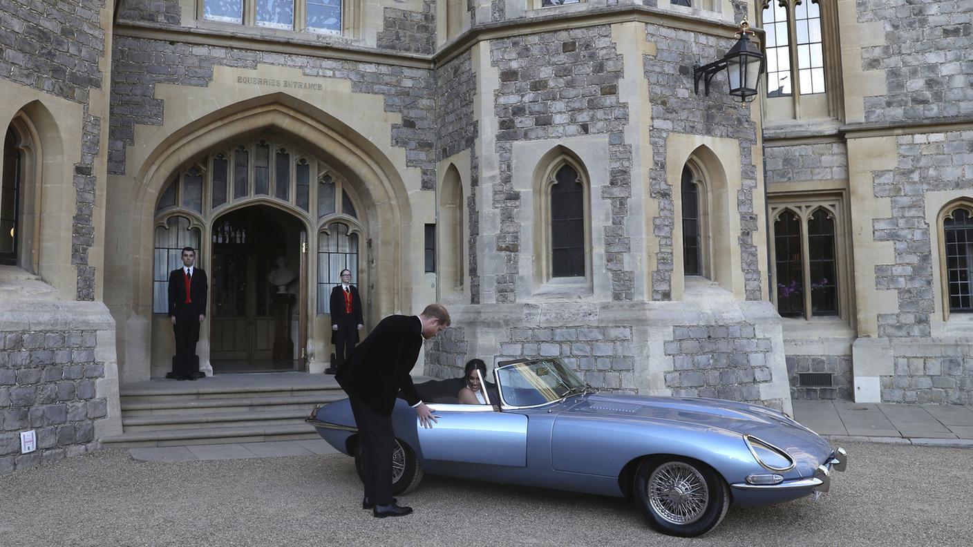 Harry e Meghan lasciano Frogmore poco dopo il loro matrimonio