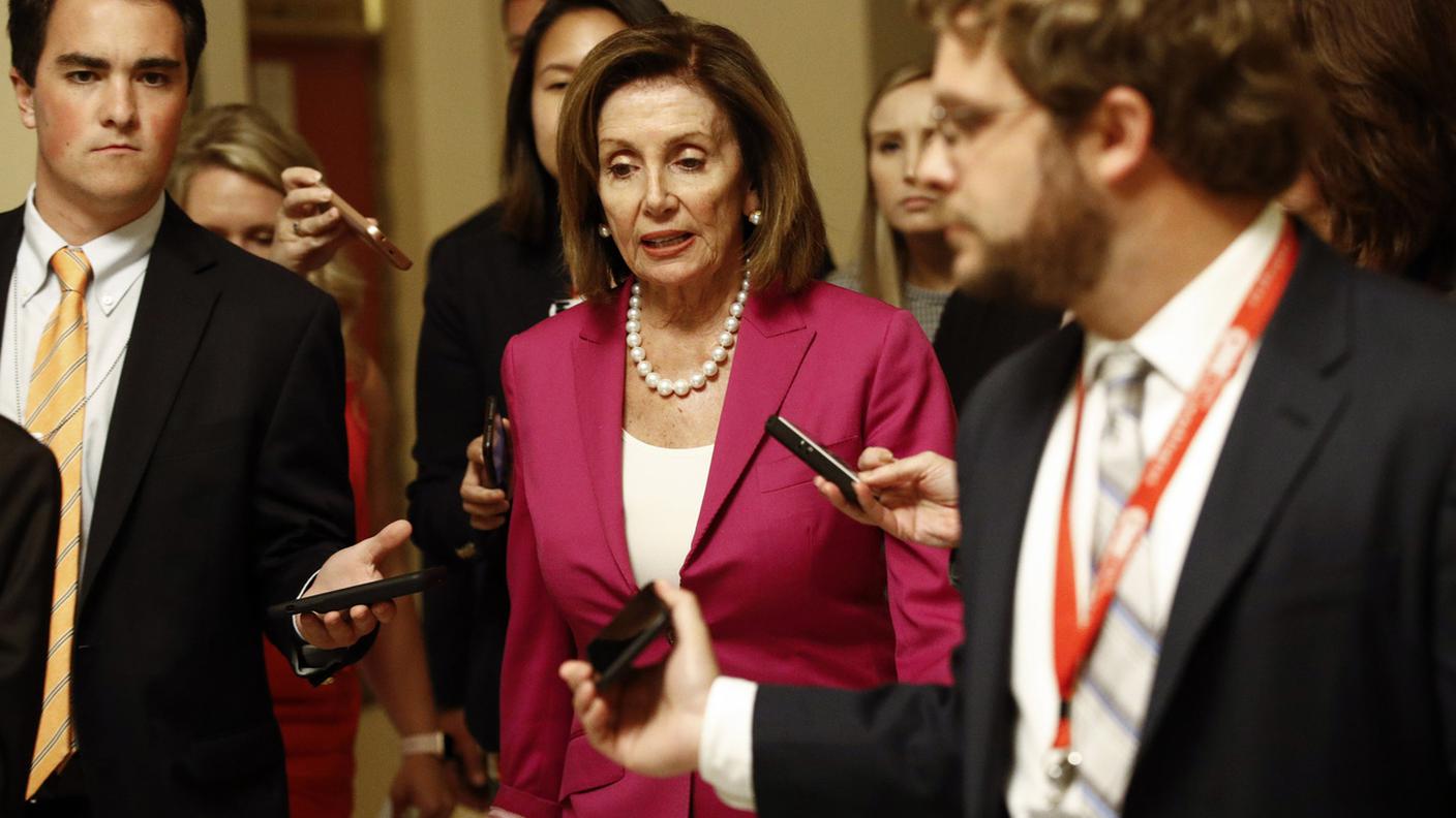 La speaker della Camera Nancy Pelosi