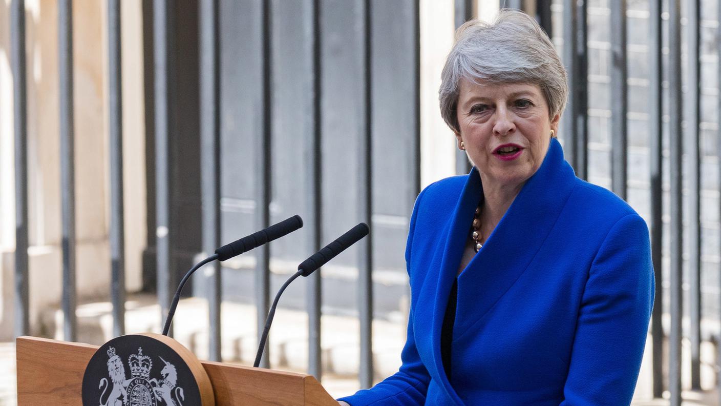 La premier dei Tory uscente Theresa May