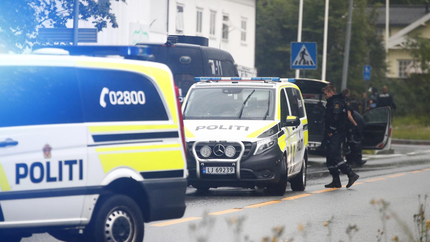 La polizia norvegese è al lavoro sul posto
