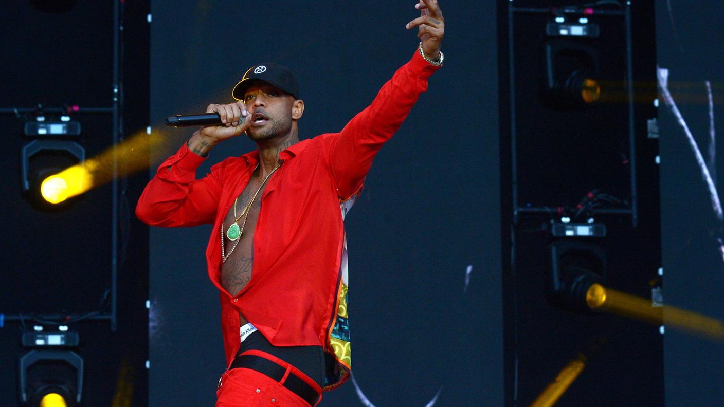 Booba durante un concerto