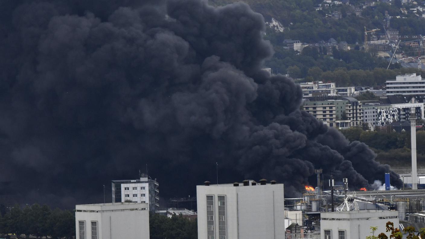 L'enorme nube nera sviluppatasi