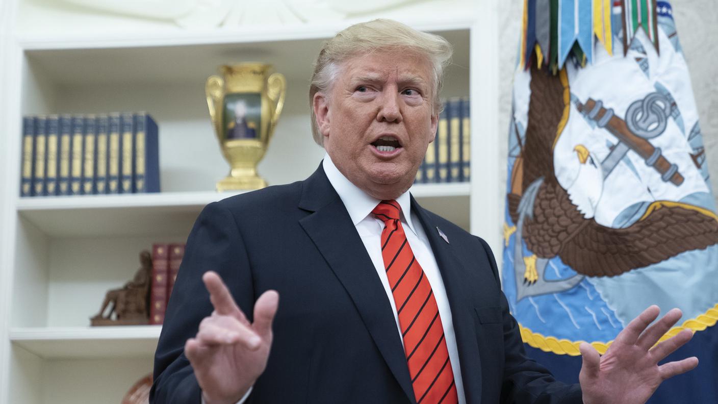 Il presidente statunitense Donald Trump