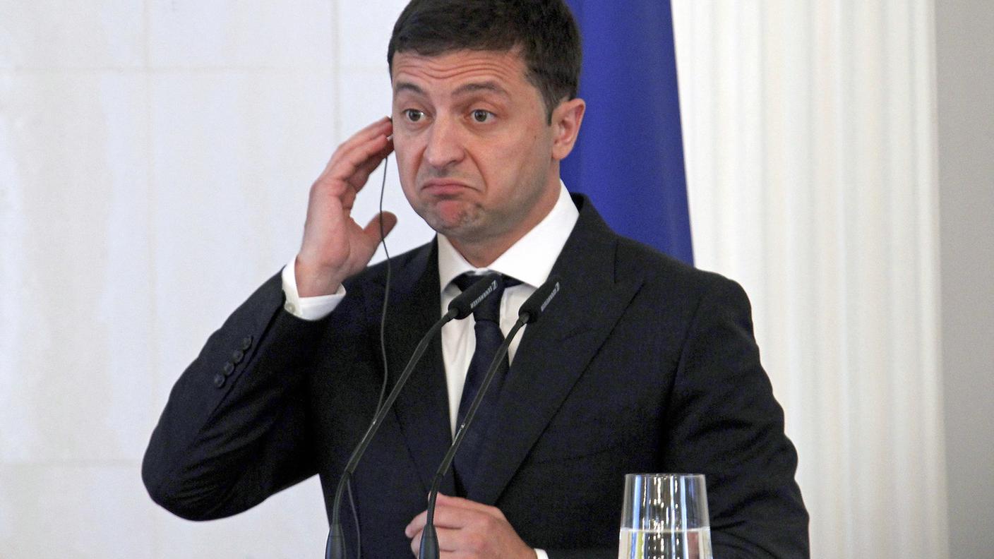 Il presidente ucraino Volodymyr Zelensky