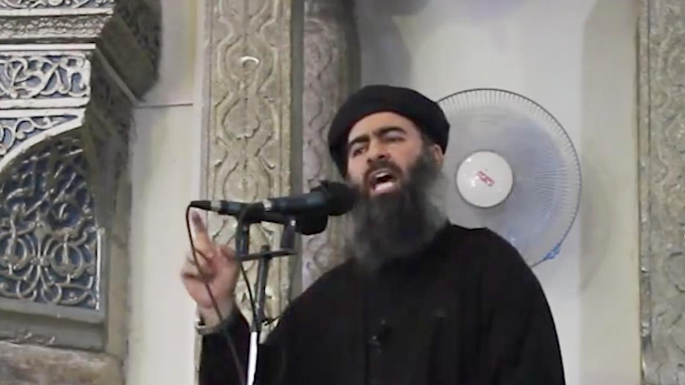 Una delle rare fotografie di al Baghdadi in circolazione