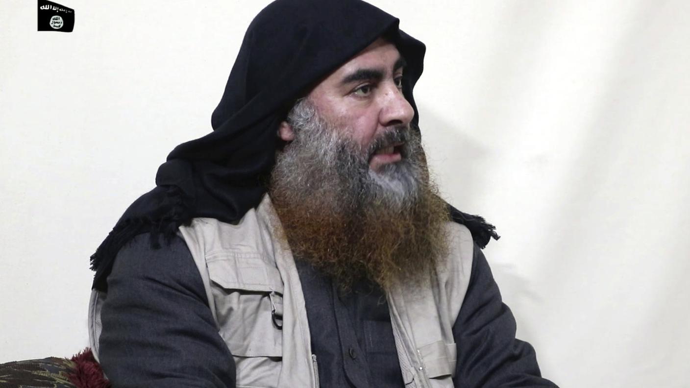 Una delle rare immagini di al Baghdadi in circolazione 