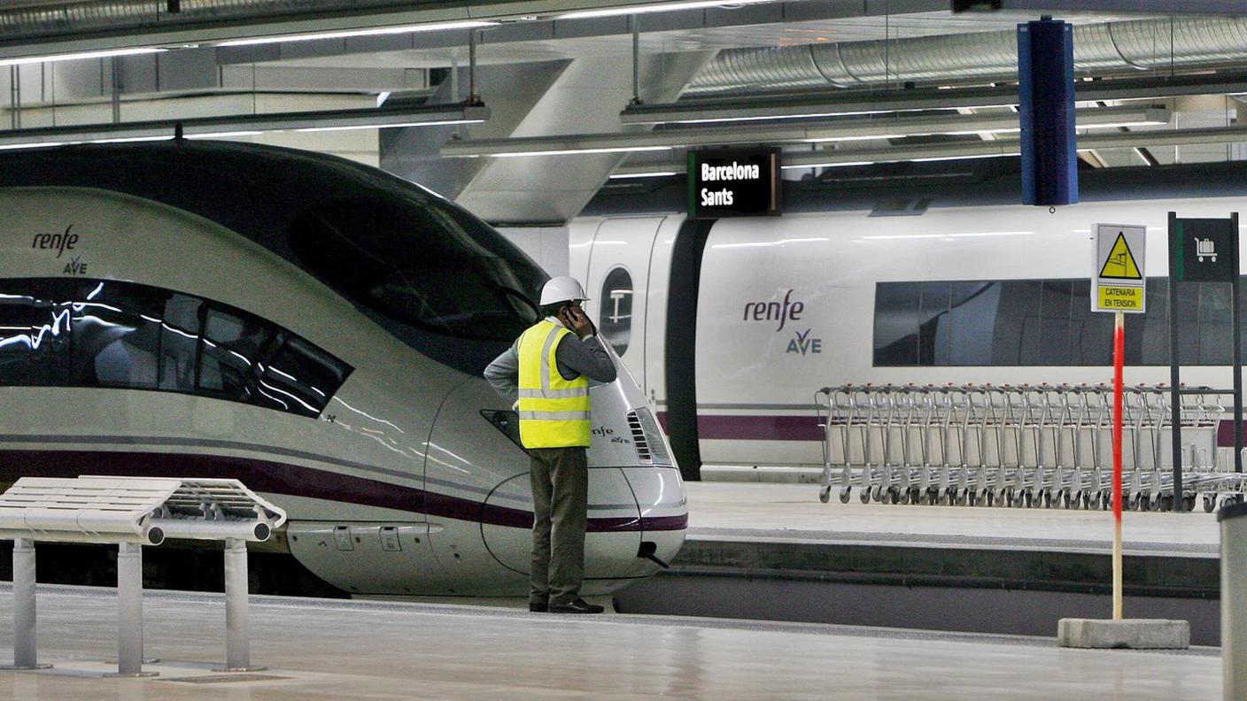 Treni bloccati in molte stazioni principali della Spagna e Portogallo