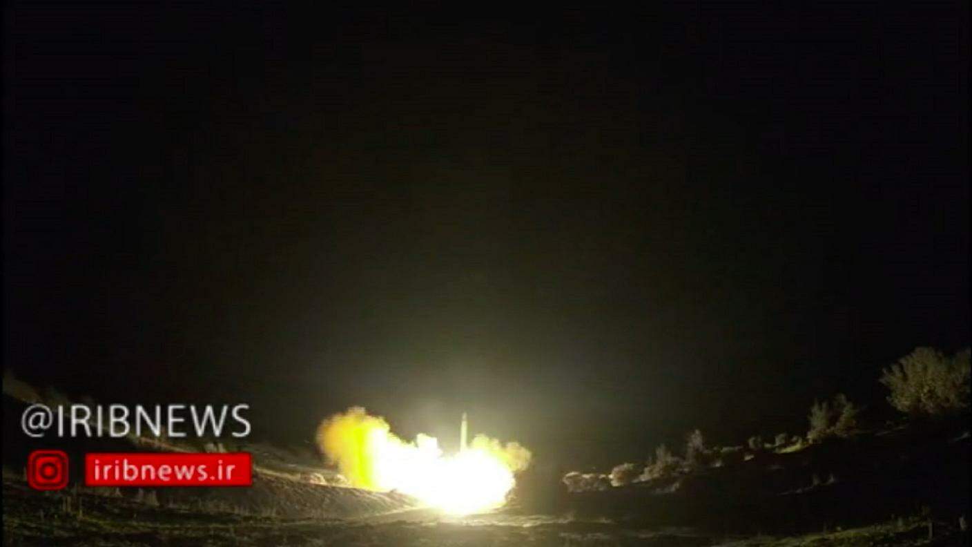 Il lancio dei missili iraniani contro gli obiettivi che ospitavano soldati americani in Iraq