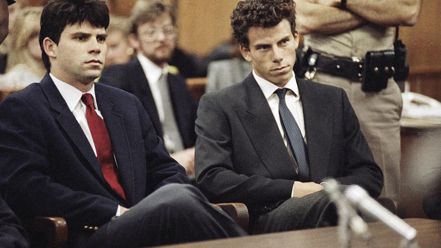 Erik e Lyle Menendez in udienza nel 1990