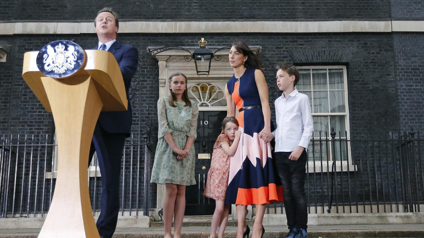 David Cameron e famiglia