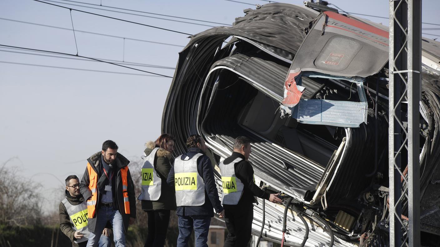 Il treno ad alta velocità deragliato a Lodi