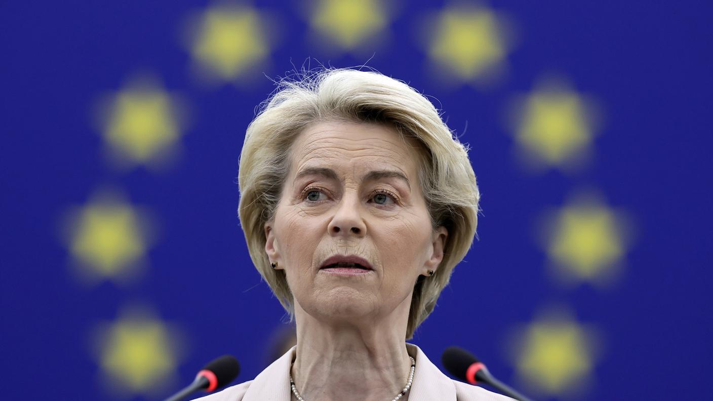 Ursula von der Leyen ha ricordato i milioni di posti di lavoro creati dal commercio tra USA e UE negli ultimi 80 anni KEY.jpg