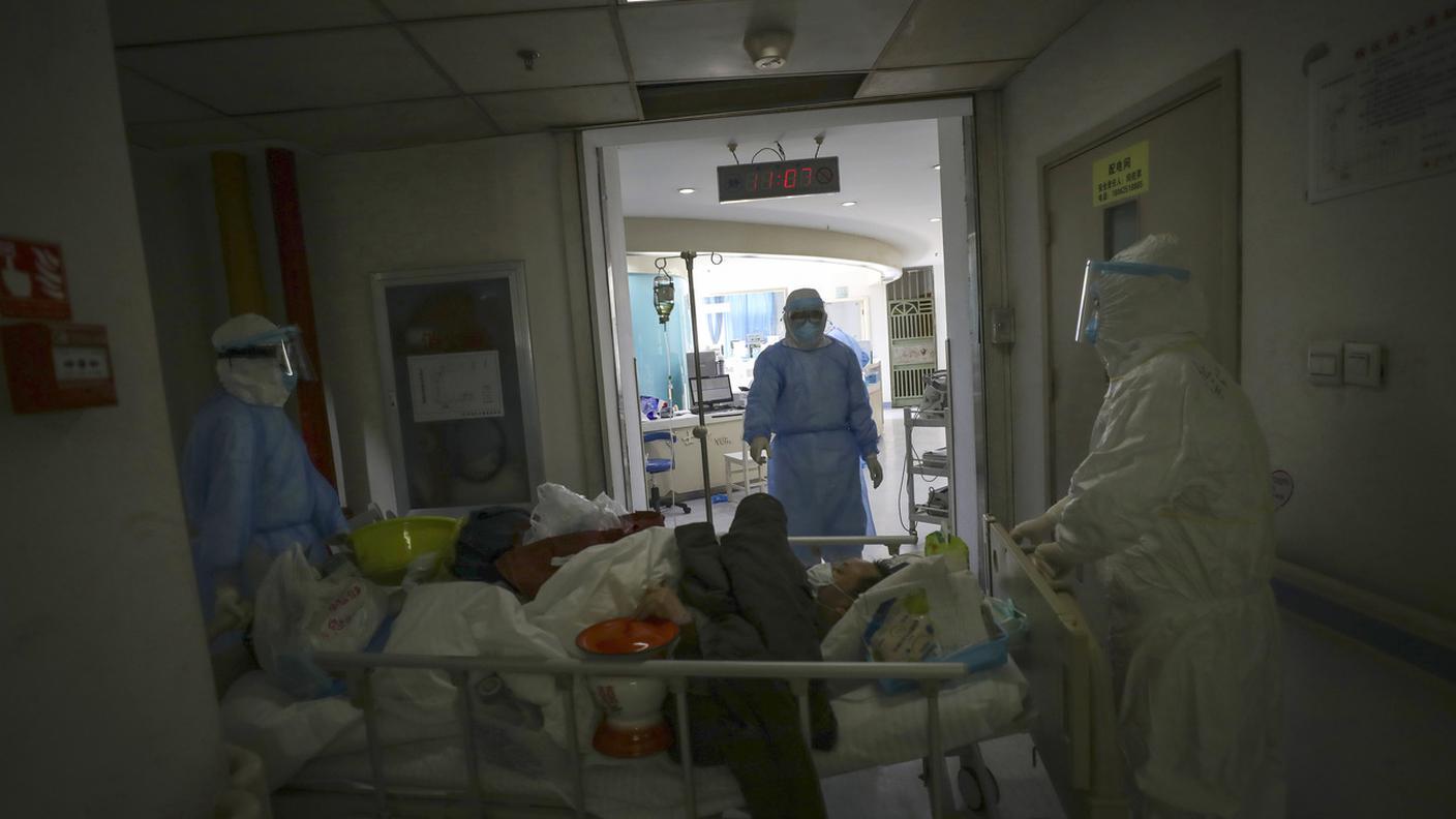 Il ricovero di un nuovo paziente in un ospedale della regione di Wuhan