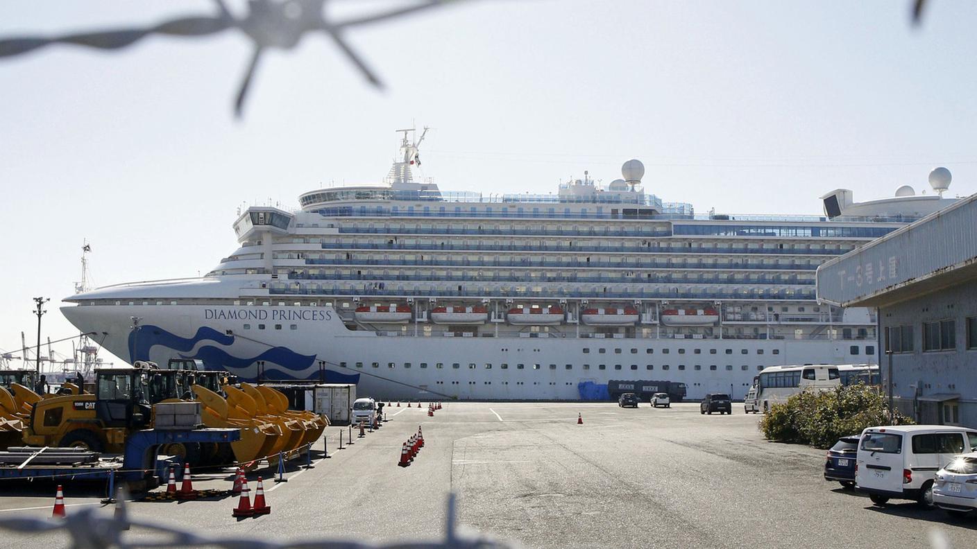 Il numero totale dei casi positivi al coronavirus rilevati a bordo della Diamond Princess supera i 540