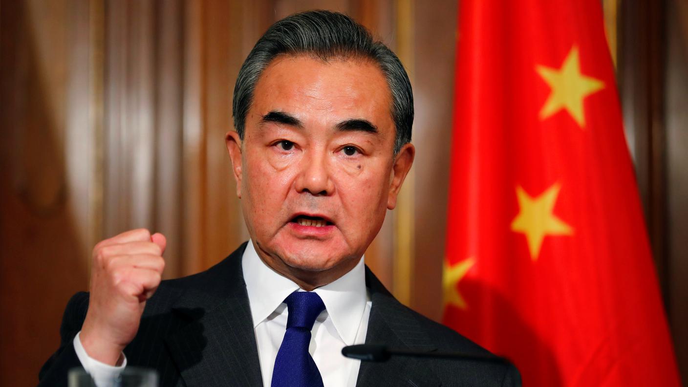 Il ministro degli Esteri Wang Yi