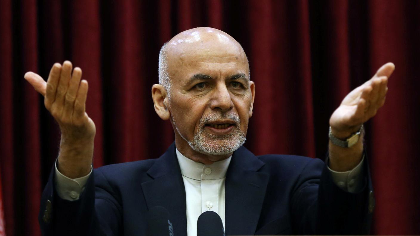Il presidente afghano Ashraf Ghani