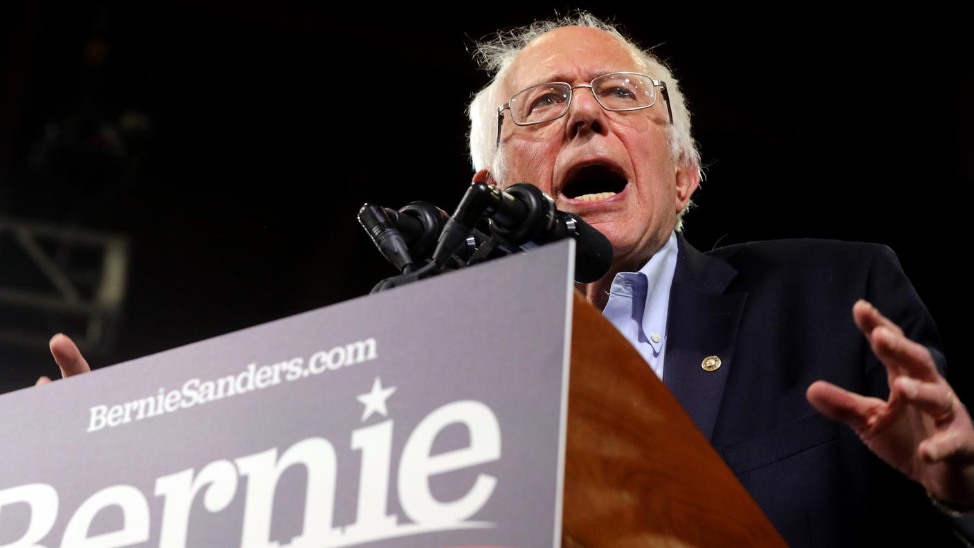 La California a Bernie Sanders