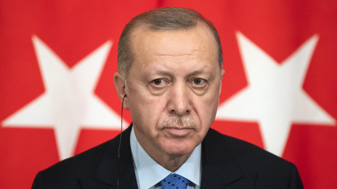 Il presidente turco Recepp Tayipp Erdogan