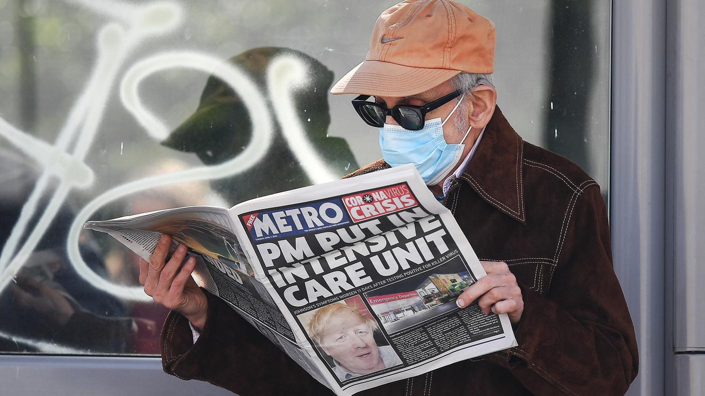 Boris Johnson sulle prime pagine dei tabloid