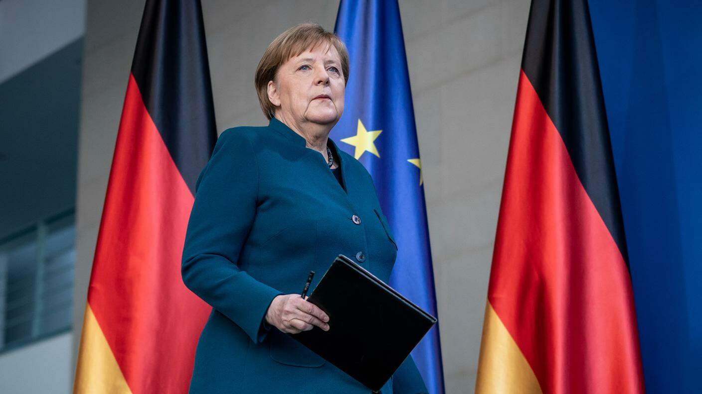 La cancelliera tedesca Angela Merkel