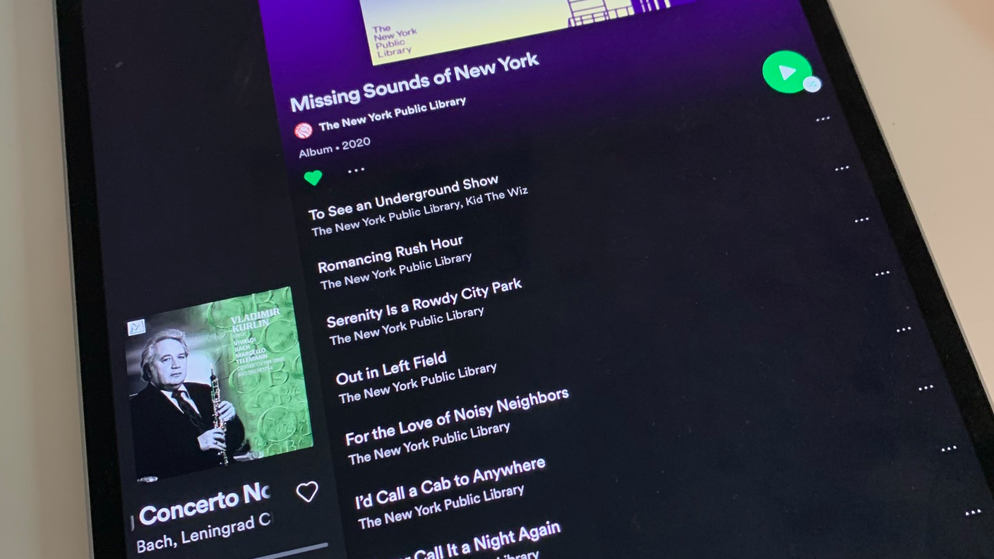 Missing sounds of New York