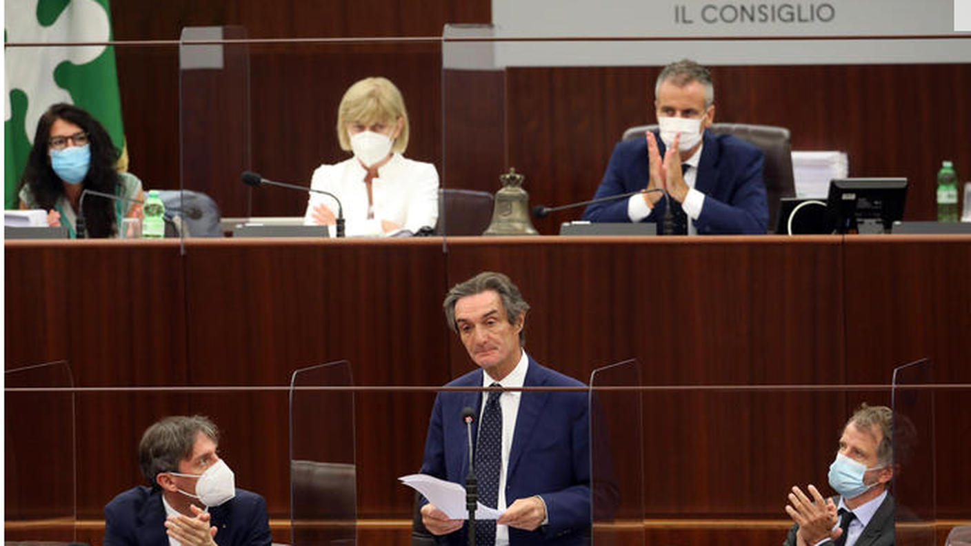 Il presidente della Lombardia, Attilio Fontana