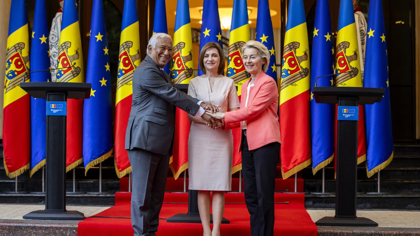 Antonio Costa Maia Sandu Ursula von der Leyen