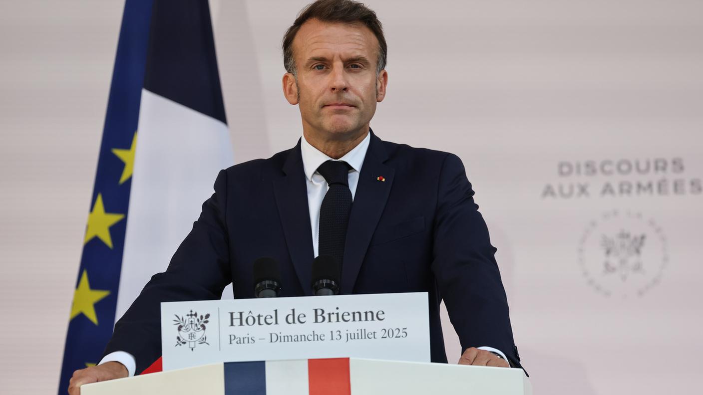 Il presidente francese Emmanuel Macron