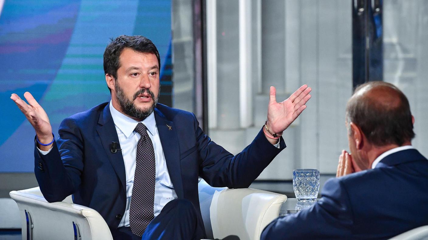 Il leader della Lega, Matteo Salvini