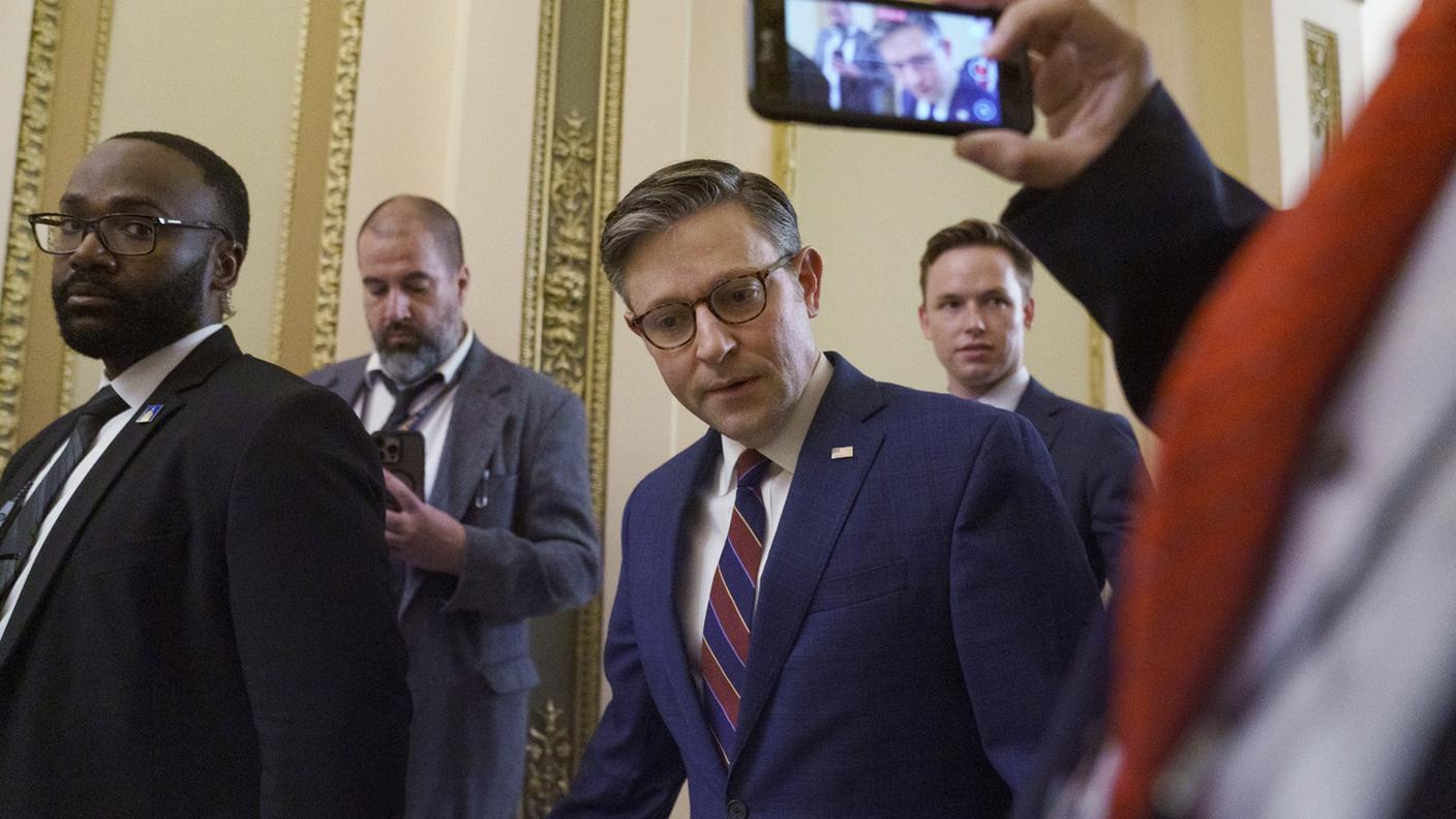 Lo speaker della Camera, il repubblicano Mike Johnson.jpg
