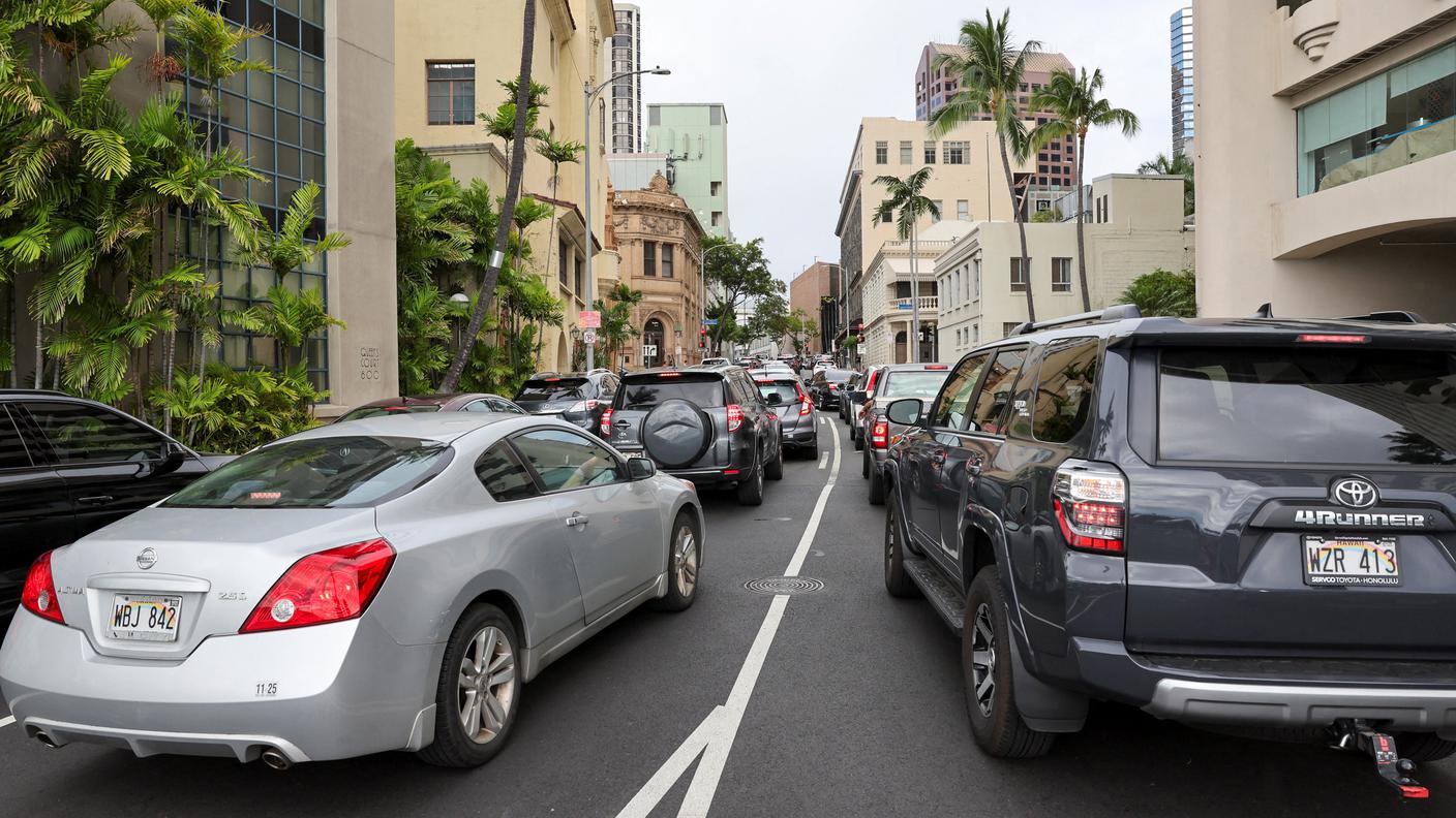 evacuazione a Honolulu