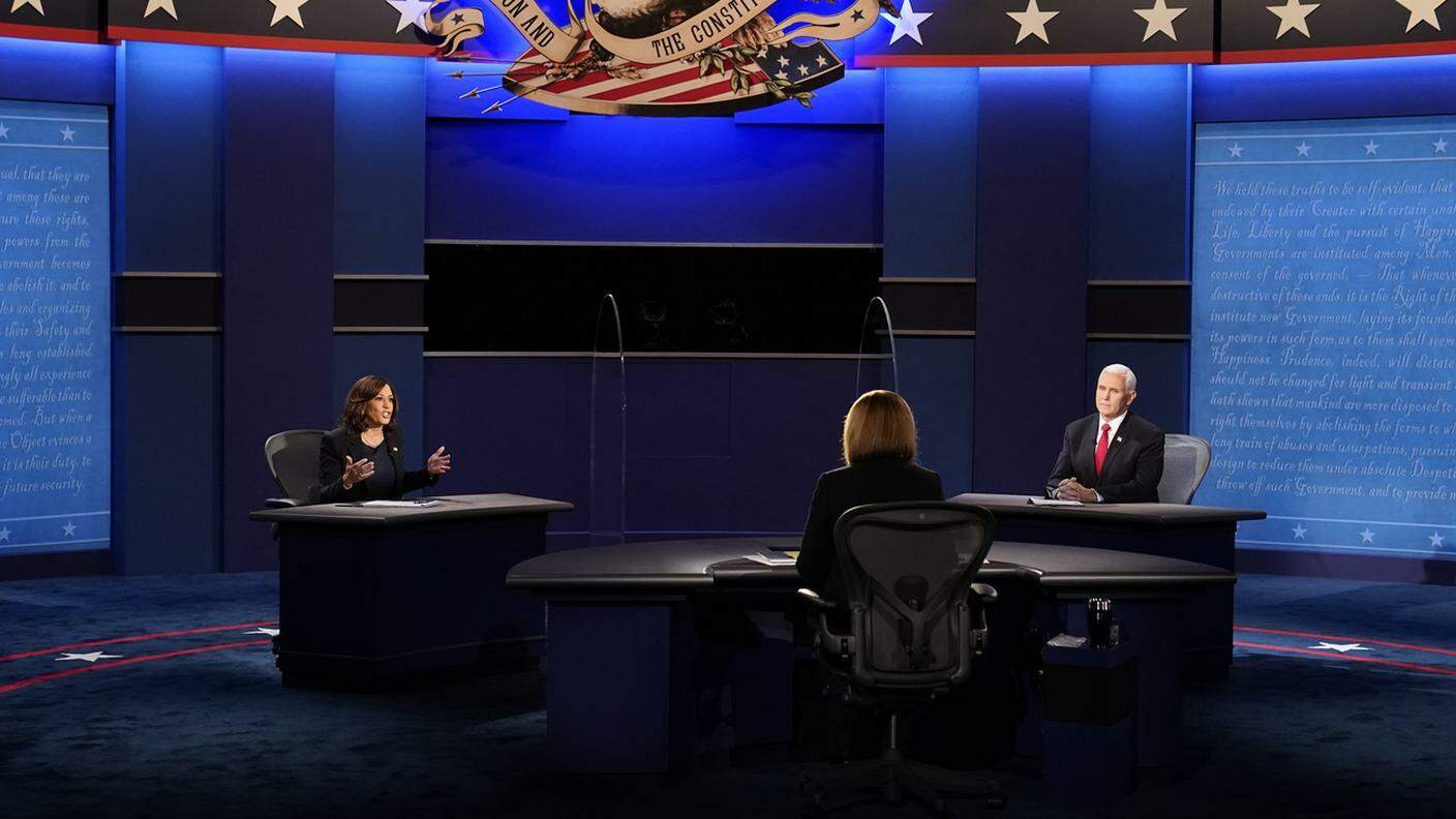Riflettori puntati, stanotte, sull'unico confronto televisivo in programma fra i due candidati alla vicepresidenza
