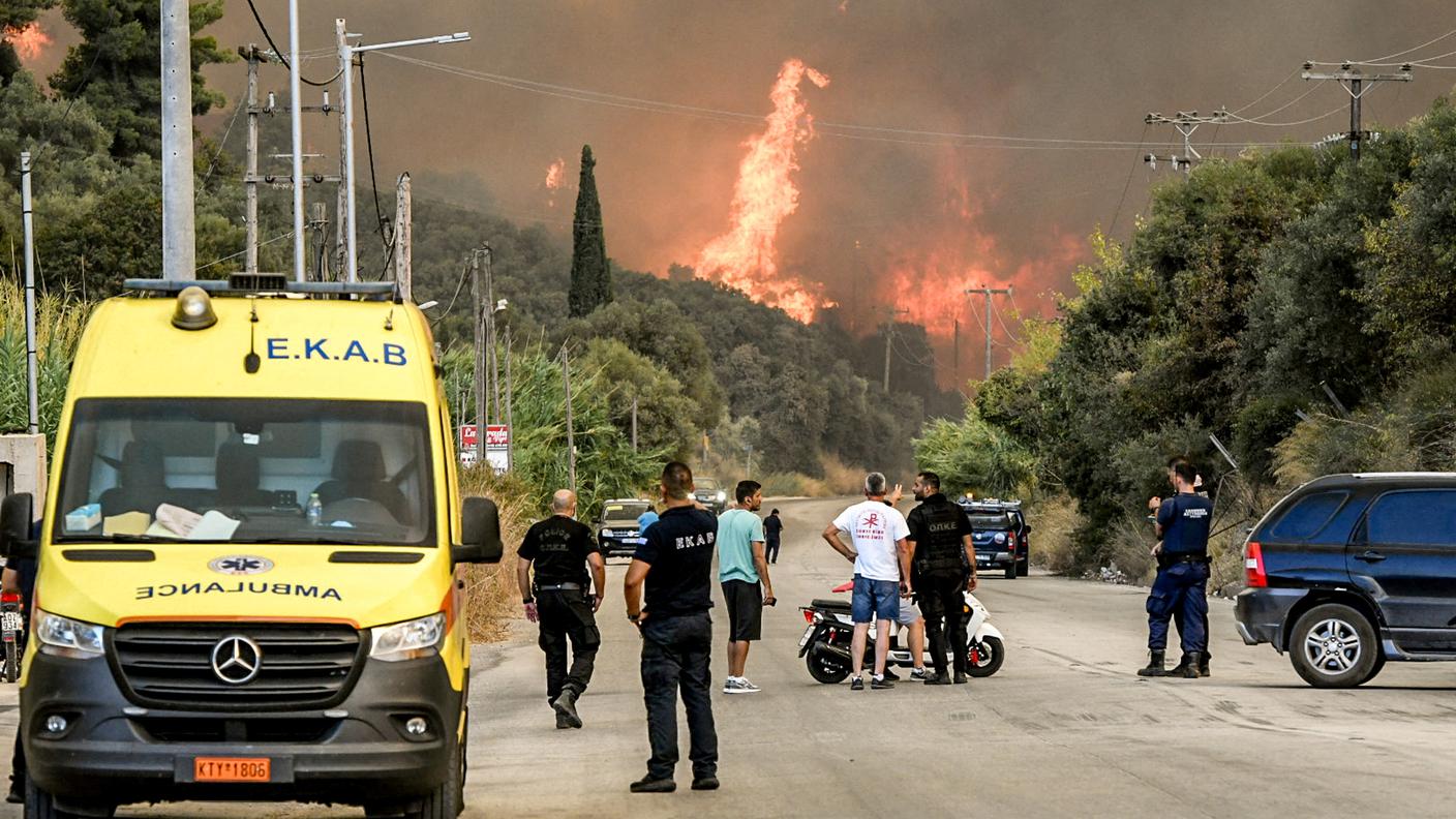 Incendi in Grecia