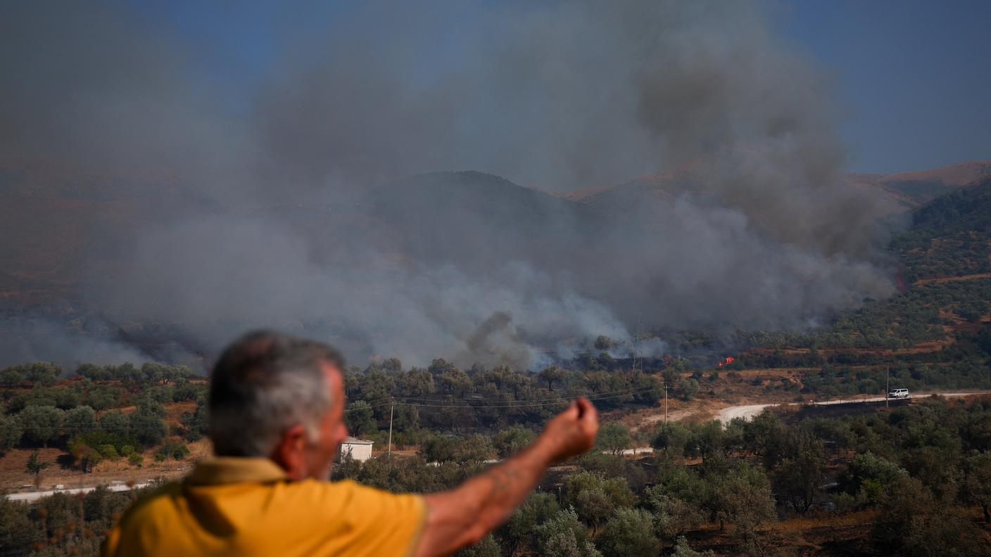 Gli incendi in Albania