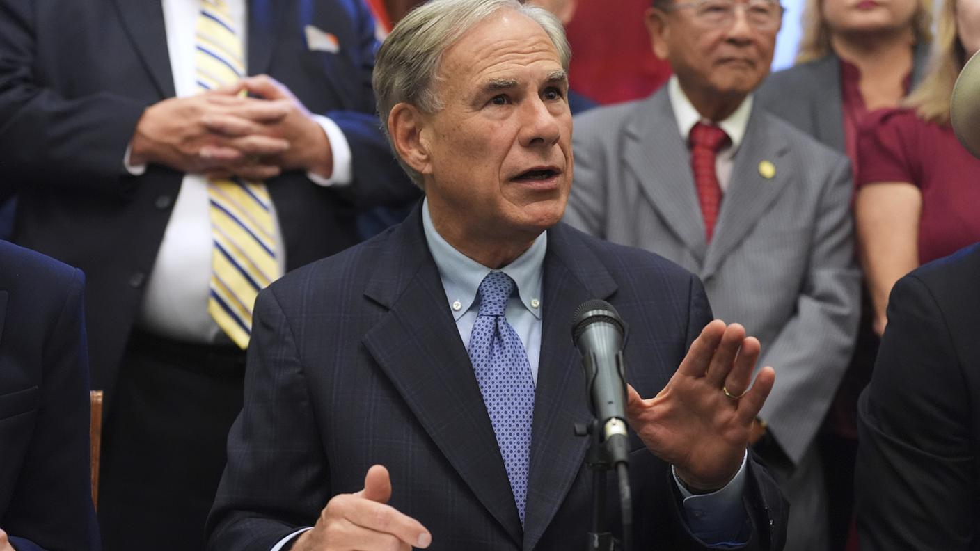 Il governatore repubblicano del Texas Greg Abbott