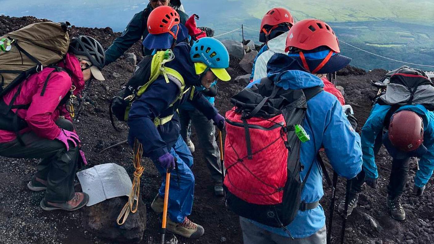 record sul monte fuji