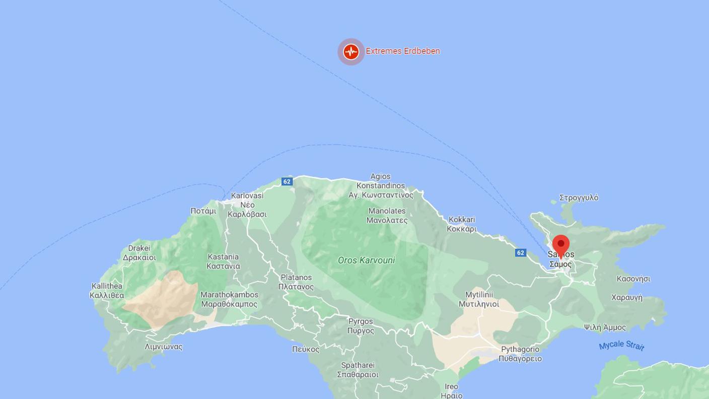 Dov'è avvenuto il terremoto
