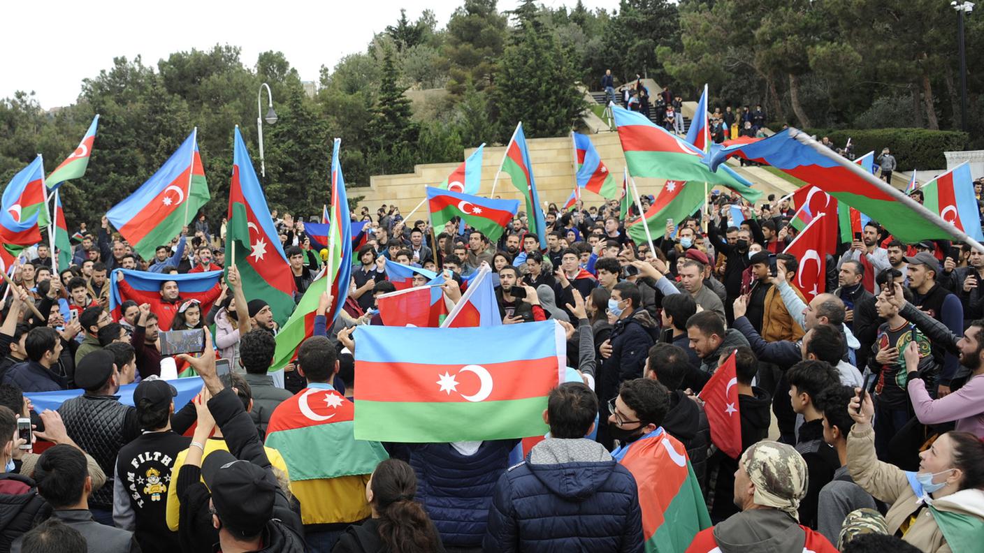 Un clima di festa a Baku