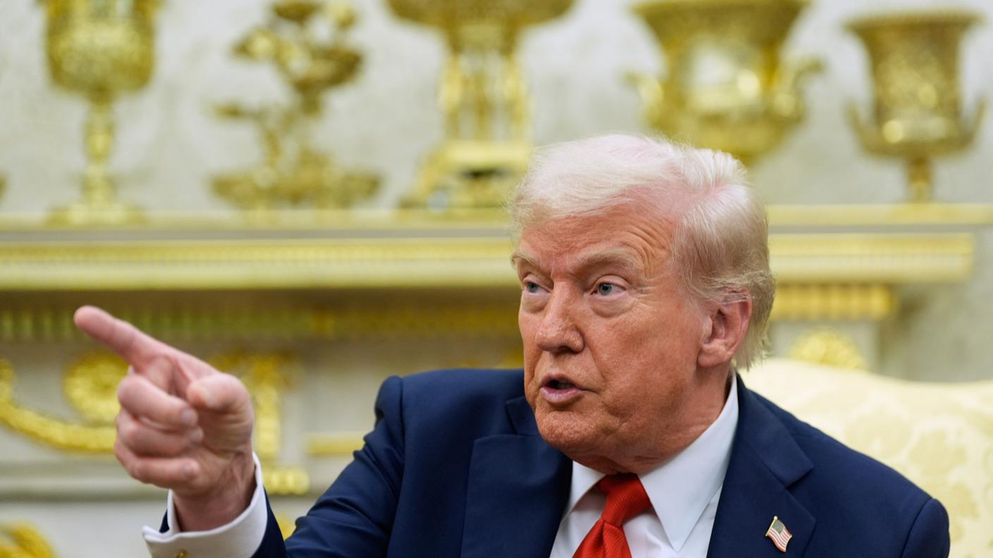 Il presidente statunitense Donald Trump