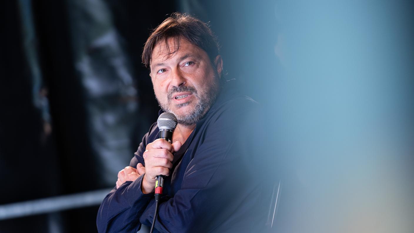 Il giornalista investigativo Sigfrido Ranucci in uno scatto del 2020 all'Endorfine Festival a Lugano