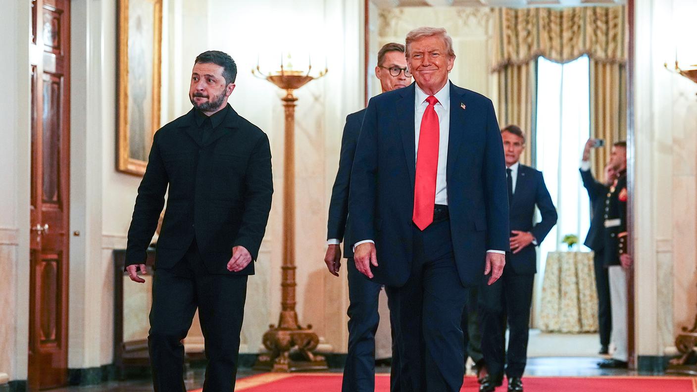 Trump e Zelensky, qui nel loro incontro alla Casa Bianca lo scorso 18 agosto