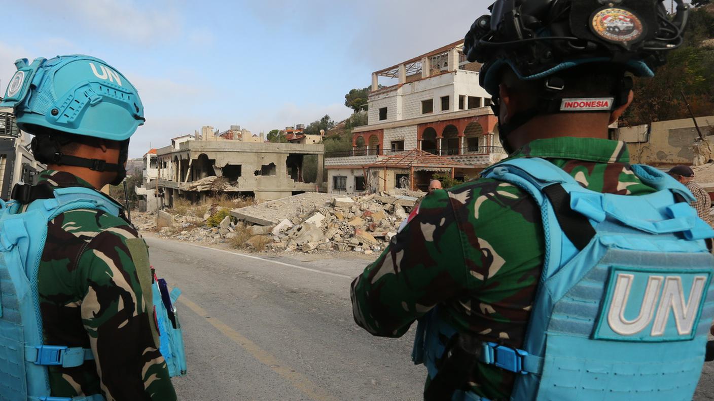 Caschi blu ONU nel Libano meridionale (20 ottobre 2025)