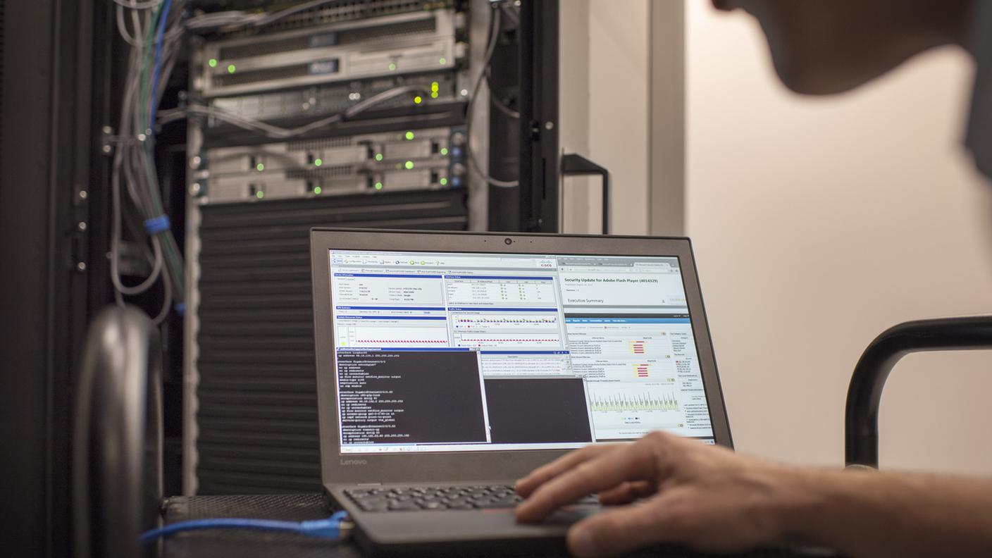 Immagine d'archivio del data center a Glattbrugg, nel canton Zurigo