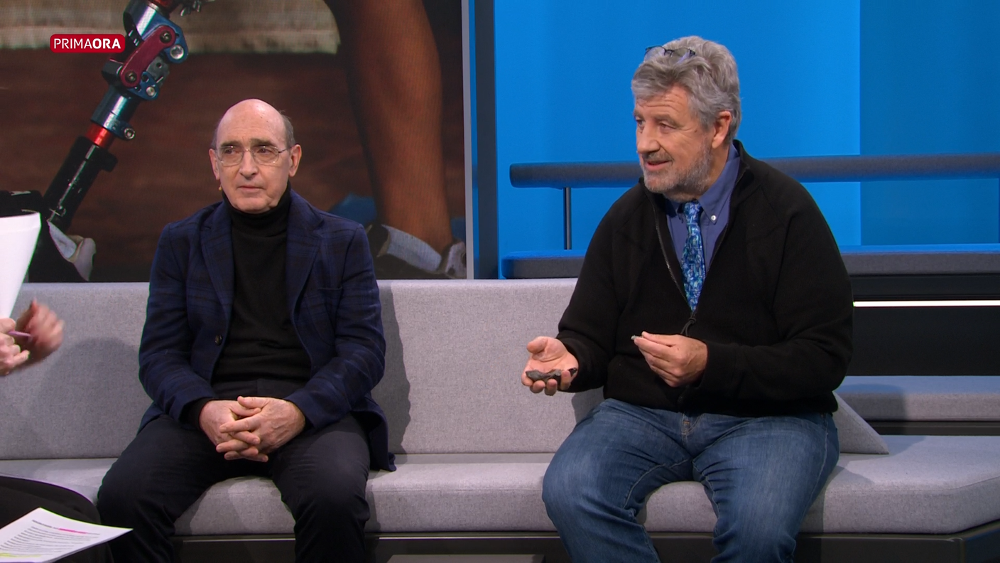 I chirurghi Massimo Del Bene, a sinistra, e Paul Ley ospiti di Prima Ora