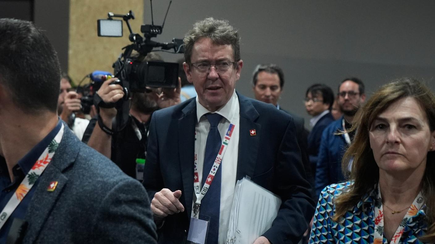 Il consigliere federale Albert Rösti presente alla COP30 in Brasile