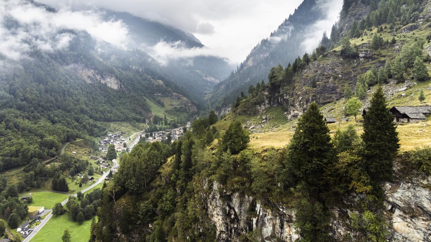 Nella foto uno scorcio della Valle Calanca