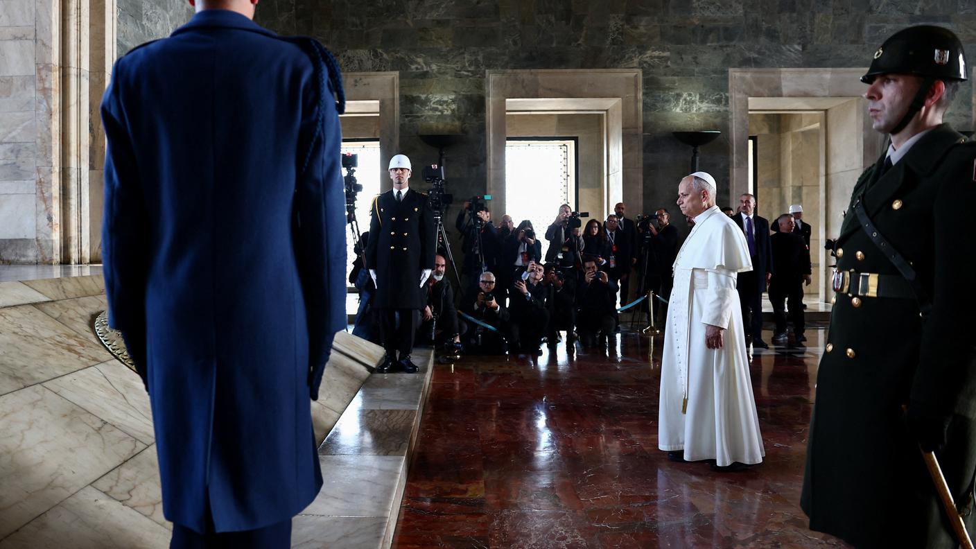 Il pontefice ad Ankara