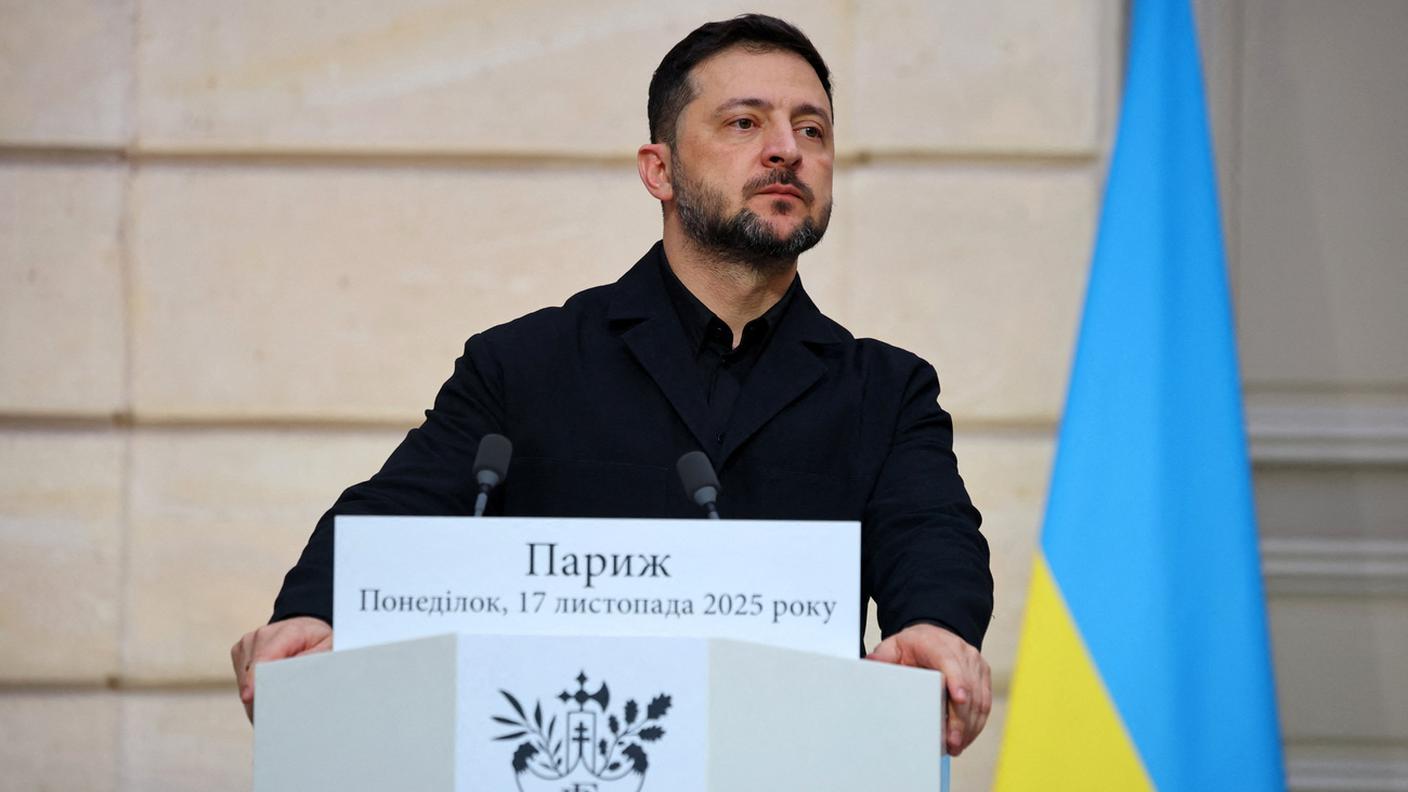 Il presidente ucraino Zelensky