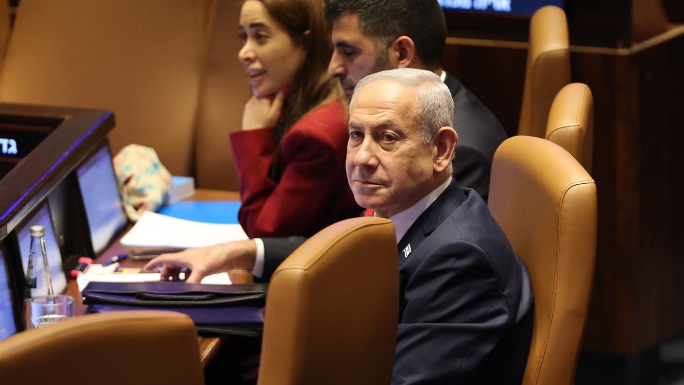Il primo ministro Benjamin Netanyahu in un'immagine d'archivio